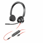 Casti Head-band HP Blackwire 3325, Cu fir, Negru