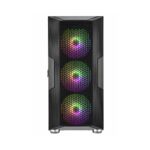Carcasa FORTRON CUT592, RGB, Full Tower, Black - Image 2