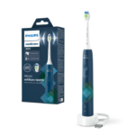 Periuta de dinti sonica electrica Philips Sonicare Seria 4100 HX3689/42, 31000 miscari/minut, 1 mod de curatare, 2 intensitati, senzor presiune, functii BrushSync & SmartTimer, 1 cap de periere, Malibu