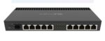 MikroTik RouterBOARD 4011iGS+ with Annapurna Alpine AL21400 Cortex A15CPU (4-cores, 1.4GHz per core), 1GB RAM, 512 MB, 10xGbit LAN, 1xSFP+port, RouterOS L5, desktop case, rackmount ears, PSU