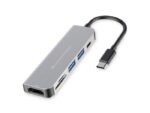 CONCEPTRONIC DONN02G 6-in-1 USB 3.2 Gen 1 Docking Station, USB 3.0 x 2, 60W USB PD, HDTV, SD, TF/MicroSD, 35.8 x 120 x 15 mm - Image 3
