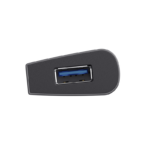 Hub Trust Halyx , 7 porturi USB 3.2 Gen 1, material aluminiu, input USB- C, output USB-A 7, gri - Image 7