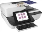 Scanner HP Scanjet Enterprise Flow N9120, dimensiune A3, tip flatbed ,viteza scanare: max 120ppm/240ipm, duplex, ADF 200 coli, rezolutieoptica 600dpi, rezolutie hardware 600x600dpi, senzor CCD, software:drivere HP Scan, ISIS, WIA, Kofax VRS Pro, Nuance PaperPort, I .R.I.SReadiris Pro, I.R.I.S - Image 2