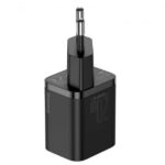 INCARCATOR retea Baseus Super Si, Quick Charge 20W, 1 x USB Type-C 5V/3A max, include cablu USB Type-C la Lightning Iphone 1m, negru - Image 3