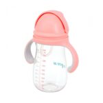 Cana cu pai tritan, roz, 300ml, U-Grow - Image 3