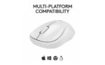 Mouse Wireless Logitech MK240 Silent Wireless, 1000 DPI, Alb - Image 2