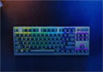 Tastatura Razer DeathStalker V2 Pro Tenkeyless, wireless, bluetooth, cu fir, conectivitate Razer™ HyperSpeed Wireless (2.4 Ghz), Bluetooth, sau Type-C, switch Razer™ Low-Profile Optical Switches (Linear), butoane programabile, optiune gaming mode, iluminare Razer Chroma™ RGB, customizabil cu 16.8