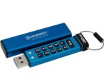 Memorie USB Kingston Keypad 200 32 GB, USB 3.2, Albastru - Image 3