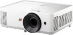 Videoproiector ViewSonic PX704HD, FHD 1920* 1080, 4.000 lumeni, 22.000:1, lampa 15.000 ore Ecomode, zoom 1.1x, dimensiune imagine 300", distanta proiectare 1m-10 m, 25- 34 dB, 2* HDMI, audio in/ out, USB Type A (Power): 1 (5V/1.5A), RS232, boxa 3W, 2.7 kg, telecoamnda, QSG, culoare alb