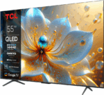 Televizor TCL QLED 55T8C, 139 cm, Smart Google TV, 4K Ultra HD, 144Hz, Onkyo - Image 3