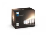 Pachet 3 Becuri LED inteligente Philips Hue A60, Bluetooth, E27 ,9.5W(75W), 1055 lm, lumina calda (2700K) + Consola Hue Bridge + Intrerupatorcu variator - Image 2