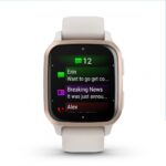 Smartwatch Garmin Venu SQ2 Ivory/Peach - Music Ed., display AMOLED, diagonala display: 1.41″ (35.9 mm), autonomie de pana la 11 zile (12 zile in Battery saver mode), Ivory/Peach - Image 2