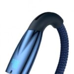 Cablu alimentare si date Baseus Glimmer, Fast Charging Data Cable pt.smartphone, USB la USB Type-C 100W, 1m, albastru - Image 2