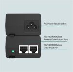 TP-Link, PoE+ Injector, TL-POE160S, Standarde si protocoale: IEEE802.3i, IEEE802.3u, IEEE802.3ab, IEEE802.3af, IEEE802.3at, interfata: 1 10/100/1000Mbps RJ45 data-in port, 1 10/100/1000Mbps RJ45 power+data-out port, Dimensiuni: 125 × 59.4 × 36.8 mm. - Image 2