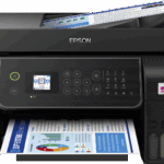 Multifunctional inkjet color Epson EcoTank CISS L5310, dimensiune A4 (Printare,Copiere, Scanare, Fax), printare borderless, viteza 33ppm alb-negru, 15ppm color, rezolutie 5760 x 1440 dpi, alimentare hartie 100 coli, ADF 30 coli ,scanner CIS, rezolutie 1200 x 2400 dpi, interfata: USB, retea, WIFI