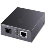 "10/100 Mbps RJ45 to 100 Mbps Single-mode SC WDM Bi-Directional Fiber Converter PORT: 1× 100Mbps SC Port, 1× 10/100M RJ45 Port (Auto MDI/MDIX) SPEC: Full-duplex, Tx:1550 nm, Rx:1310 nm, Up to 20 km, Chassis TL-FC1420 rack-mountable"