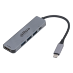 Hub USB DAHUA TC35 USB-C, 5 porturi, HDMI, Gri - Image 2