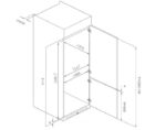 Combina frigorifica HEINNER HCNF-BIM403INVD, No Frost, 403 l, Clasa D, Nu, incorporabila, Compresor inverter Alb - Image 2