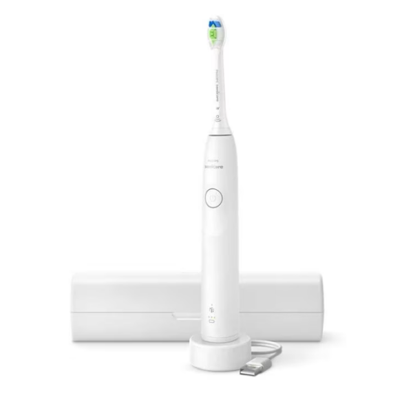 Periuta de dinti electrica PHILIPS Sonicare 5300 HX7108/02, 62000 miscari/min, 1 program, 1 capat, alb