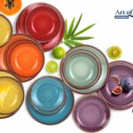 SERVICIU  MASA CERAMICA 18PCS, AQUARELLE, ART OF DINING BY HEINNER