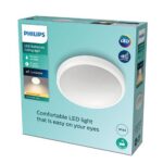 Plafoniera LED Philips Doris CL257, 17W, 1500 lm, lumina calda (2700K), IP44, 31.3cm, Alb - Image 2