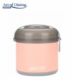 CASEROLA TERMICA 600 ML, LOCA, ART OF DINING, HEINNER (mix 2 culori in bax - 6 roz, 6 albastre)