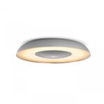 Plafoniera LED Philips Hue Still, Bluetooth, 22.5W (204W), 2500 lm ,lumina alba (2200-6500K), IP20, Metal/Plastic, 39.1cm, Argintiu,Intrerupator cu variator inclus