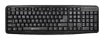Tastatura Serioux 9400USB, cu fir, US layout, neagra, 104 taste, USB - Image 2