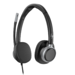Casti Head-band Poly Mission 625 Stereo USB Wired Headset, Cu fir, noise-canceling, Negru - Image 2