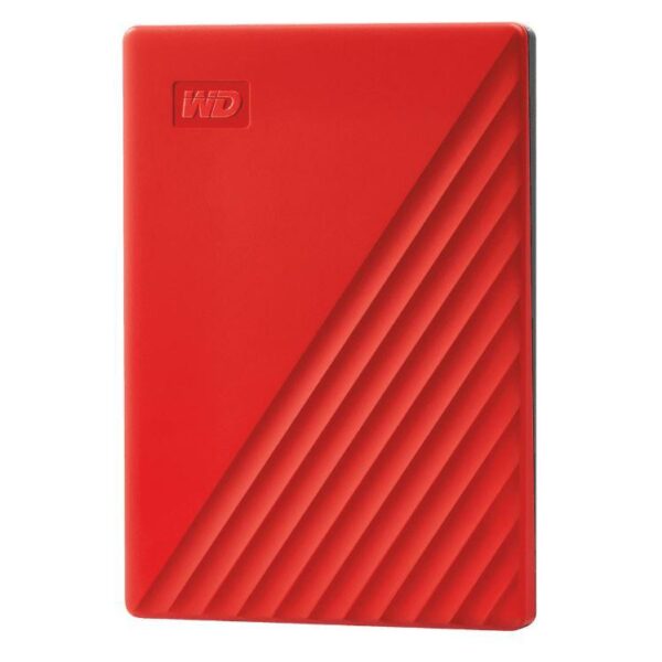 HDD Extern WD My Passport, 2TB, 2.5", Rosu, USB 3.2
