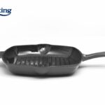 TIGAIE GRILL FONTA EMAILATA  26.5 X 4.5 CM, MARBLE GREY, COOKING BY HEINNER