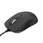 Mouse gaming cu fir Genesis Krypton 660, interfata USB, 12000 DPI, 6 butoane, iluminare RGB, negru