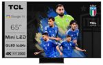 Televizor Smart QLED TCL 65C845 165,1 cm (65") 4K Ultra HD Wi-Fi Negru