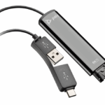 Casti Head-band HP Poly DA75, Wired, Negru