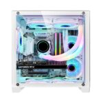 Carcasa 1st PLAYER MV5, RGB, Cube Tower, White - Image 2