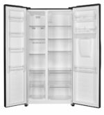 Side by Side FRAM FSBS-HM440NFBKWDE++, No Frost, 439 L, Clasa E, Dozator apa, Negru - Image 3