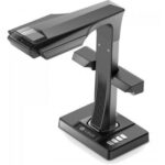 Scanner CZUR ET16 PLUS, rezolutie 4608 x 3456 pixeli, 16MP, 300dpi, senzor HD CMOS, format maxim A3 A4: 420 × 297 mm/ 16.5×11.7 inch, focalizare automata, output JPG, PDf, Word, Excel, Tiff, memorie DDR 1G bit, functii: retroproiectie, recompunere nedistorsionata a paginilor scanate, functie OCR in