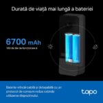 TP-Link Sonerie video smart TAPO D230S1, Senzor: 1/2.7“, Lentile F/NO: 2.1, IR pana la 7m, Rezistenta la ap: IP64, Unghi vizualizare: 160° pe diagonală, Rezolutie: 2K 5MP (2560 × 1920px), Compresie video: H.264, Microfon și difuzor încorporate, Standarde și Protocoale: IEEE 802.11b/g/n, 2.4 GHz - Image 5