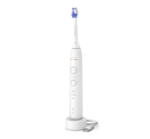 Periuta de dinti electrica Philips Sonicare HX7410/02, 62.000 miscari/minut, autonomie 21 zile, 3 mod de periere,3 intensitati, senzor presiune luminos, functia BrushSync, capat de periere Optimal White, capat de periere Senstive, toc transport, alb - Image 2