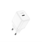 CUDY 20W USB-C Charger, GaN, 1 USB-C port, QC+PD 3.0, EU plug, for iPhone 12 Series and above, Galaxy, iPad and More