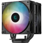 Cooler Procesor DEEPCOOL AG400 DIGITAL PLUS ARGB NEGRU - Image 2