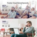 Wireless Range Extender AC1200 TP-Link, RE330,Standarde wireless: IEEE 802.11a/n/ac 5GHz, IEEE 802.11b/g/n 2.4GHz, viteza wireless:  300 Mbps în banda de 2.4 GHz, 867 Mbps în banda de 5 GHz, Moduri : Range Extender/Access Point. - Image 3