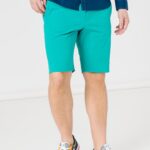 PANTALONI SCURT CASUAL BARBATI GREEN L