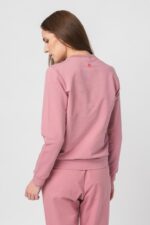 BLUZA COTON CASUAL FEMEI PINK-L - Image 3