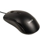 KIT Spacer, tastatura cu fir multimedia 104 taste (+ 9 taste multimedia) + mouse rezolutie max.1600dpi, 4 butoane, rotita scroll, negru - Image 2