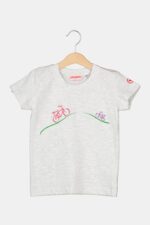 TRICOU CASUAL BICICLETE FAMILIE COPII LIGHT GREY-L - Image 3