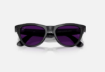 RayBan Meta SKYLER High Bridge Fit - Shinny Black - Amethyst Transitions® Gen2 - Image 4