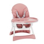 Scaun de masa 2 in 1, pliabil, roz, U-Grow - Image 2