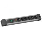Prelungitor Bachmann CONNECTUS 6xCEE7/3 PC, impamantare, protectie supratensiune, intrerupator, 1xPST,