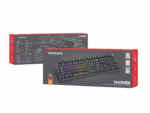 Tastatura gaming mecanica cu fir Genesis Thor 404 , iluminare RGB, switch-uri Peach, 107 taste, 11 butoane multimedia, negru - Image 7
